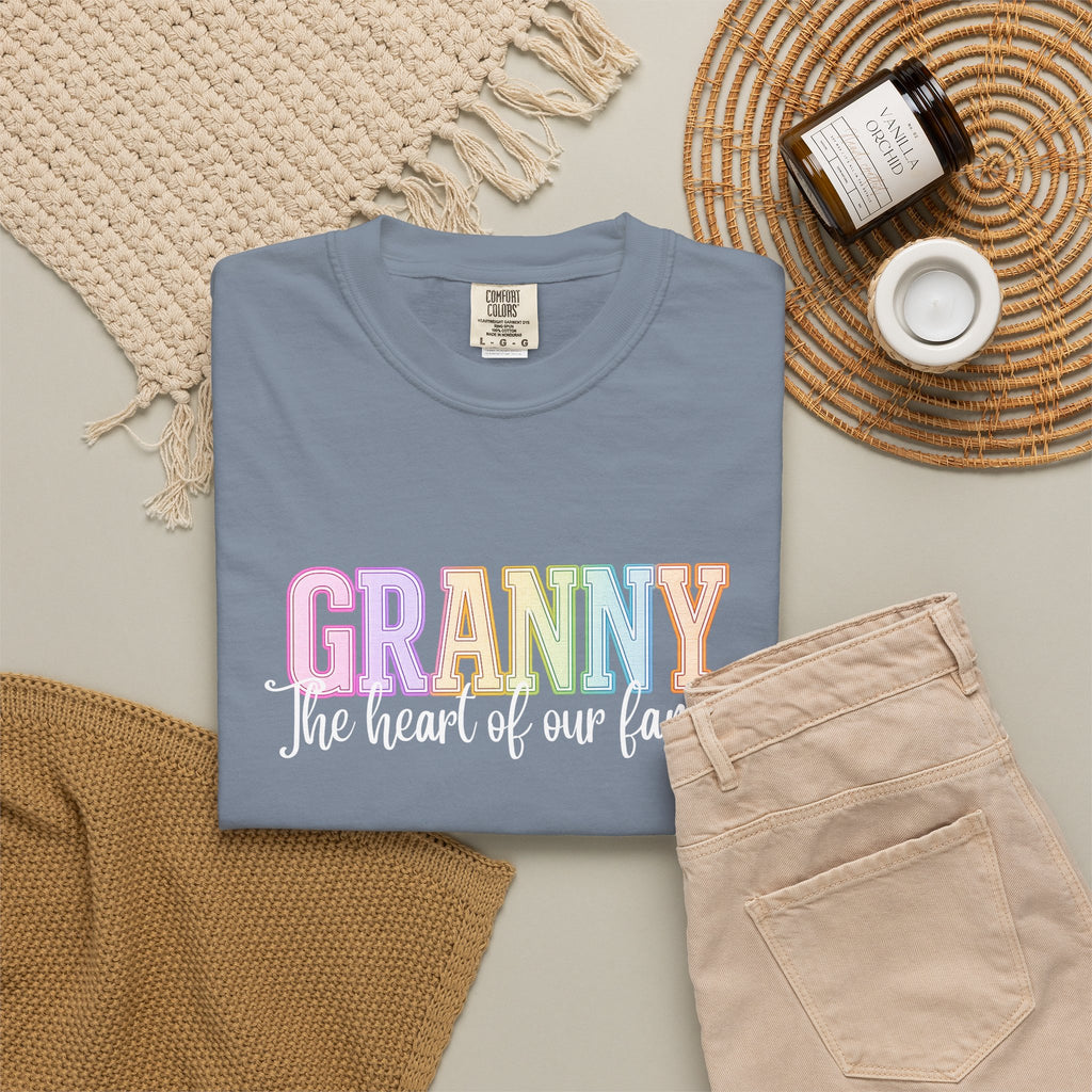 GRANNY the heart of our family Tee
