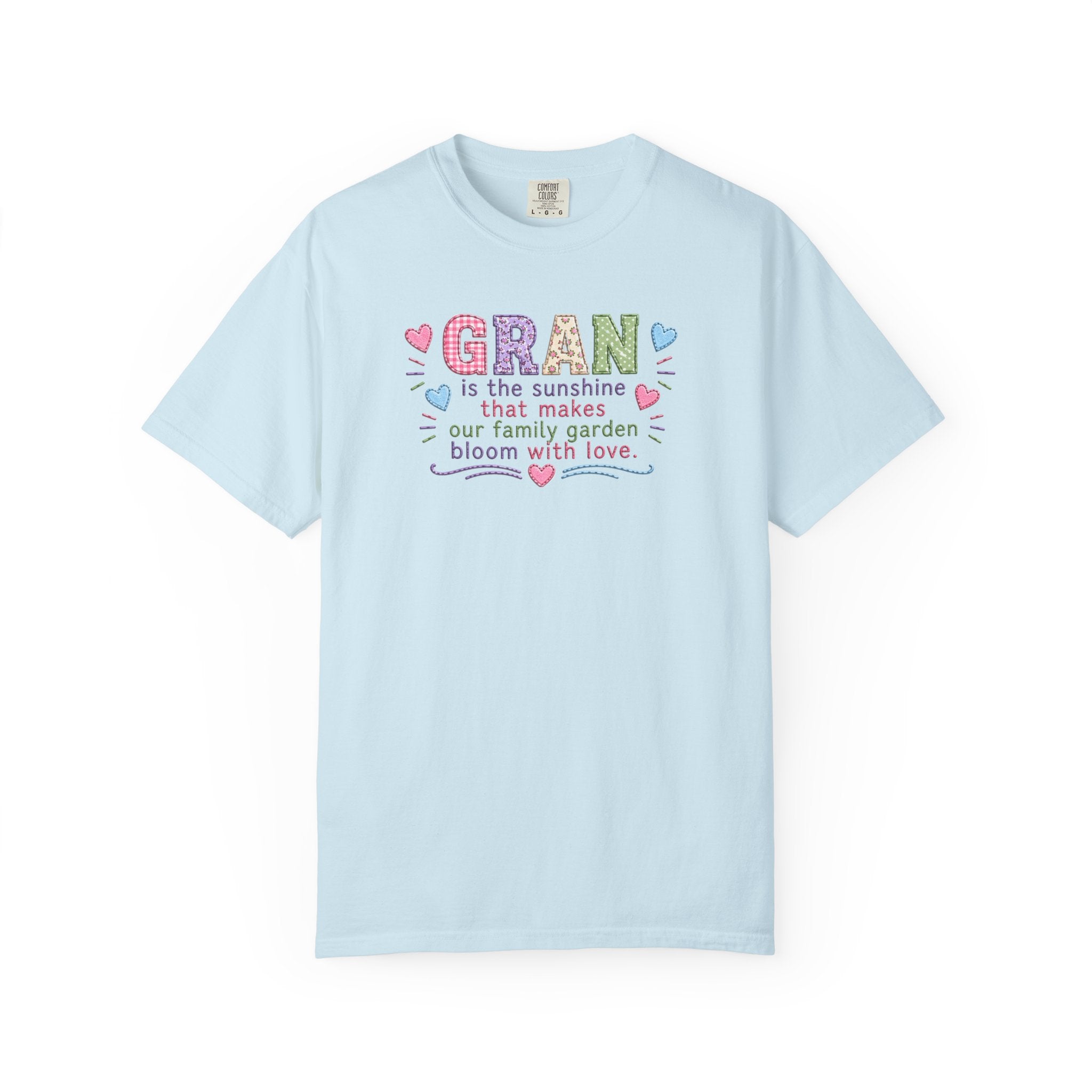 Grandma Floral T-Shirt — "GRAN is the sunshine that makes our family garden bloom with love"