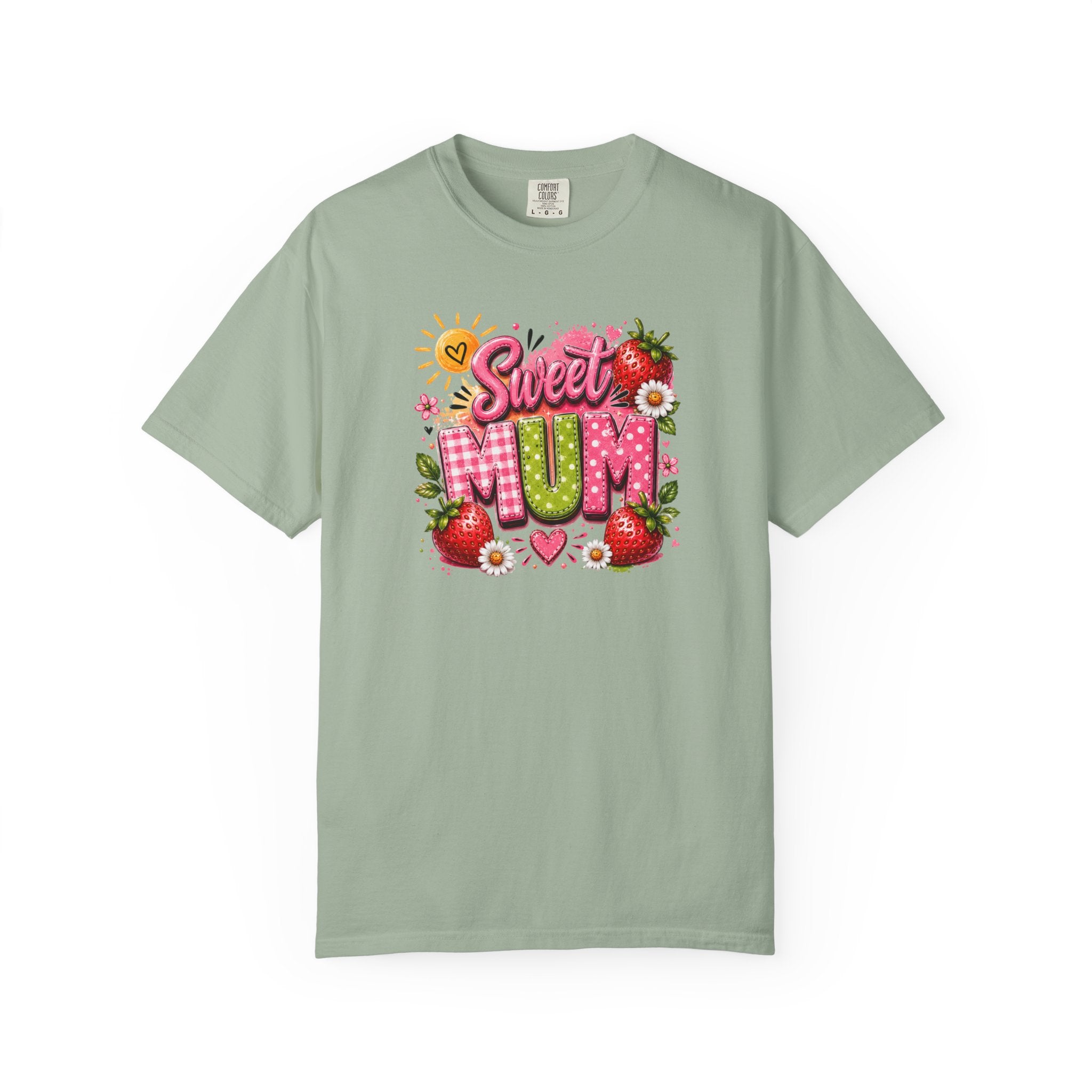 Sweet Mum T-Shirt — Floral Strawberry Mother's Day Tee