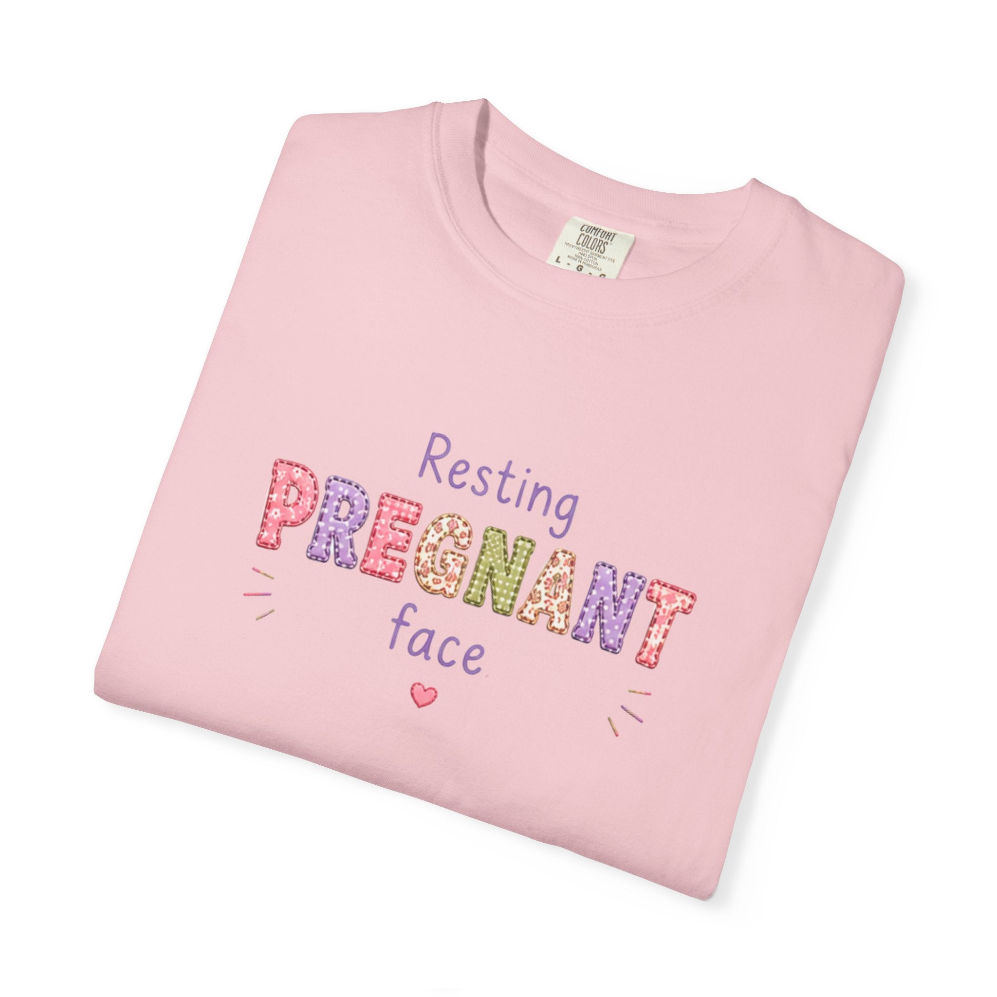Pregnant Face T-Shirt — "Resting Pregnant Face" Cute Maternity Tee
