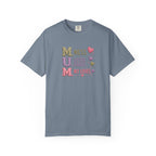 MUM Acronym Heart Graphic T-Shirt — "Mess Utter Chaos My Loves" Mother's Day Tee