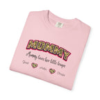 Mommy Camo Heart T-Shirt — "Mommy, I am here for little forever" Mother's Day Tee