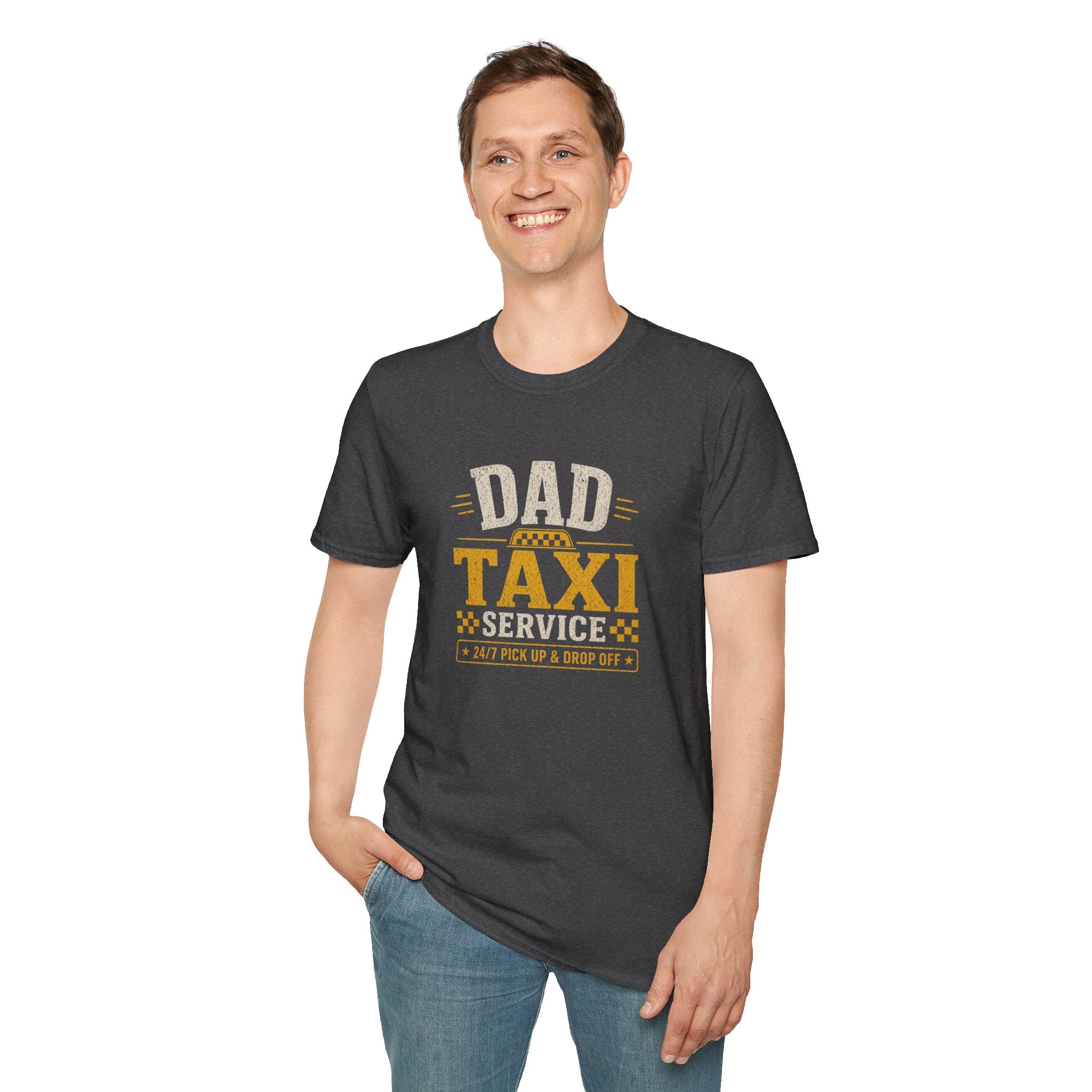 Dad Taxi Service T-Shirt — Funny Father's Day Pickup & Drop Off Tee
