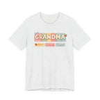Grandma Floral Retro Tee — "Grandma" Names Design (Aileen • Wendy • Peyton)