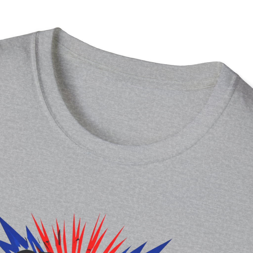 Super Grandpa T-Shirt Union Jack/England themed – Retro Comic Style Father’s Day Gift for Grandfathers