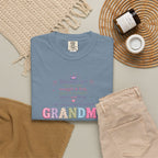 Grandma Floral Scripture T-Shirt — Blessed Are Those Who Are Pure in Heart