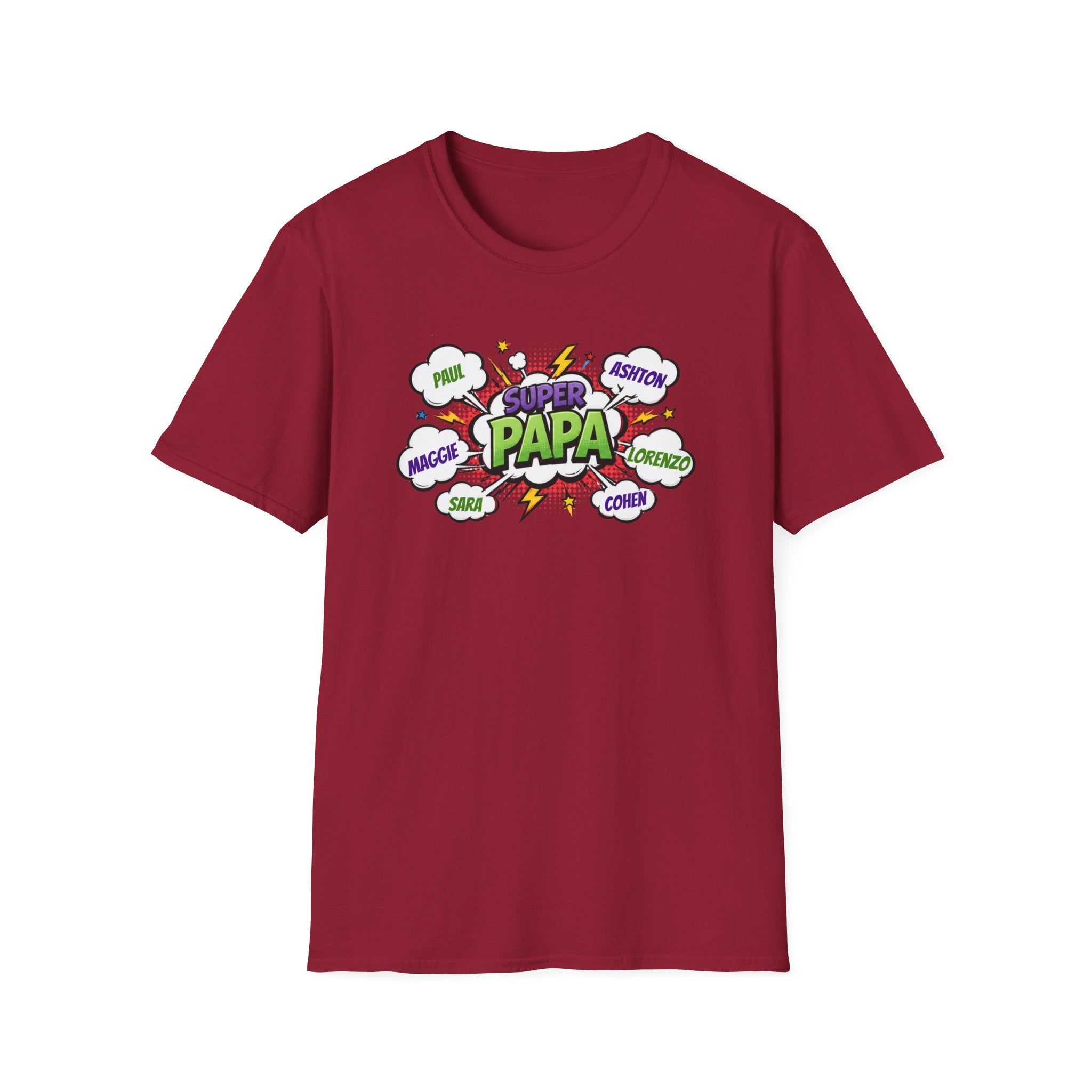 Super Papa Comic T-Shirt — Funny Father’s Day Gift