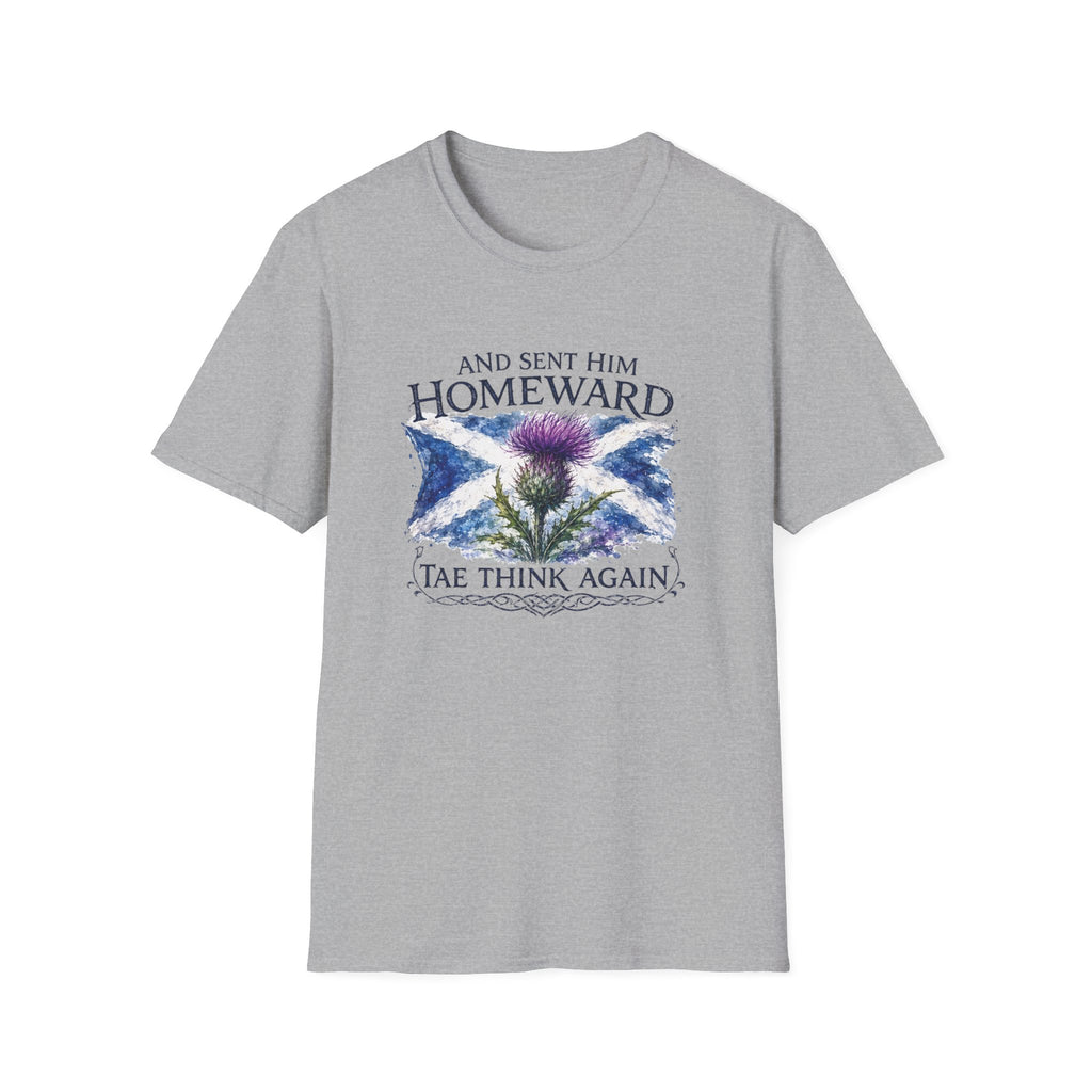 And Sent Him Homeward Scotland Flag Tee