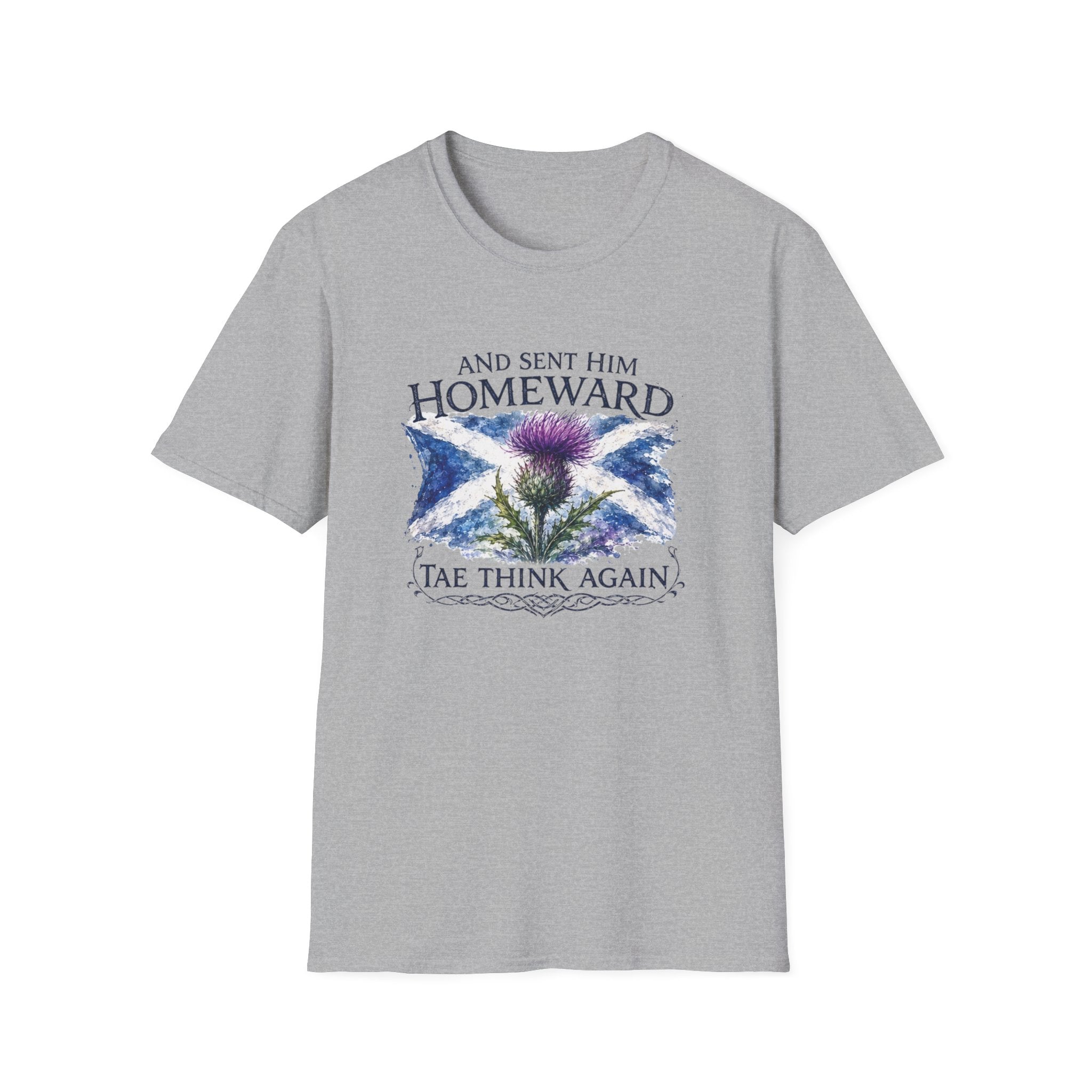 And Sent Him Homeward Scotland Flag Tee