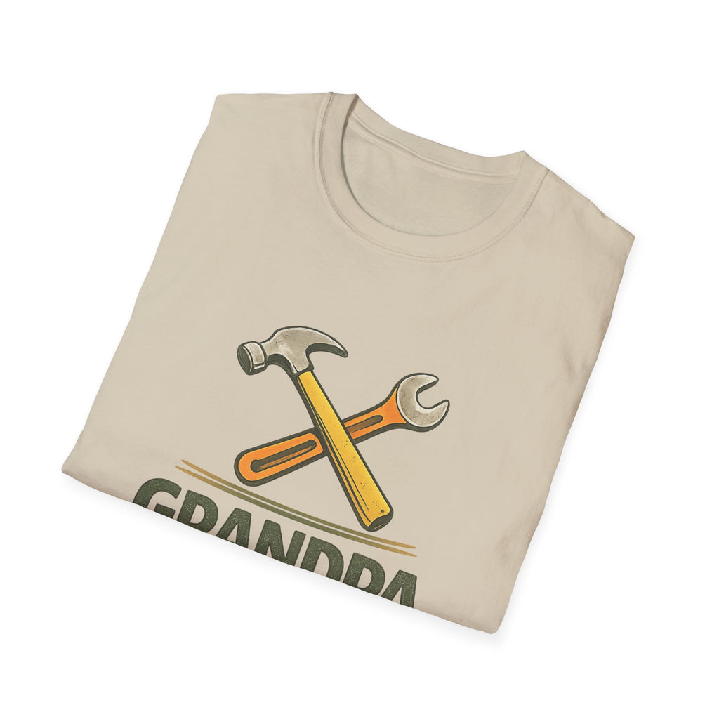 Grandpa Can Fix It T-Shirt — Handyman Tools Retro Tee for Fathers, Grandfathers & DIY Lovers