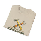 Grandpa Can Fix It T-Shirt — Handyman Tools Retro Tee for Fathers, Grandfathers & DIY Lovers