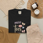 Miss My Toes Graphic T-Shirt – Cute Baby Feet & Bows Tee