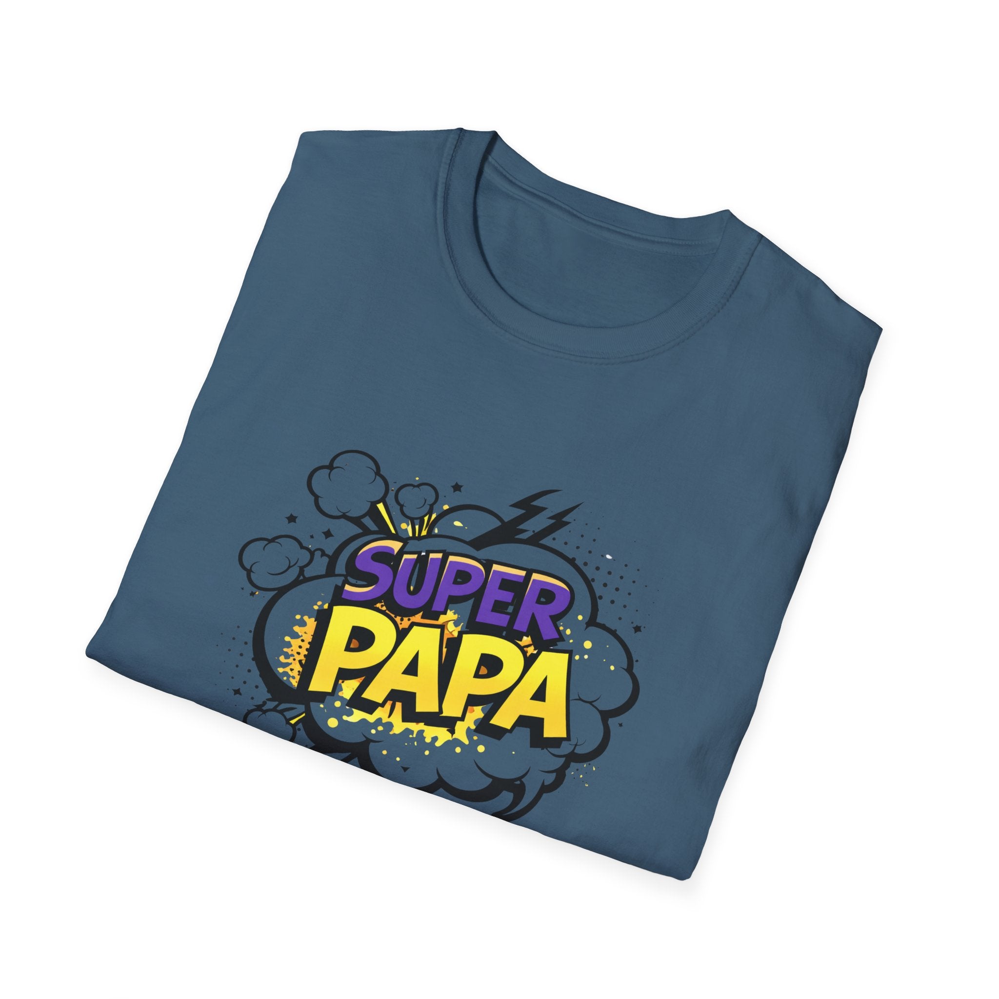 Super Papa T-Shirt — Comic Book Style Father’s Day Tee