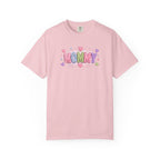 Mommy Hearts T‑Shirt — Cute Pastel 'MOMMY' Graphic Tee for Mother's Day & New Moms