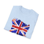 Union Jack Paint Brush UK Flag T-Shirt — British Pride Graphic Tee