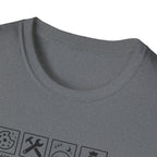 Grandpa Warning T-Shirt – ‘Spoils Grandkids & Hands Out Biscuits’ Funny Grandpa Tee