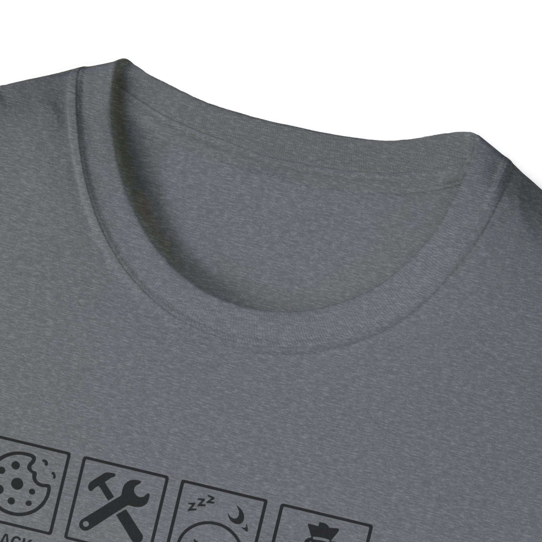 Grandpa Warning T-Shirt – ‘Spoils Grandkids & Hands Out Biscuits’ Funny Grandpa Tee