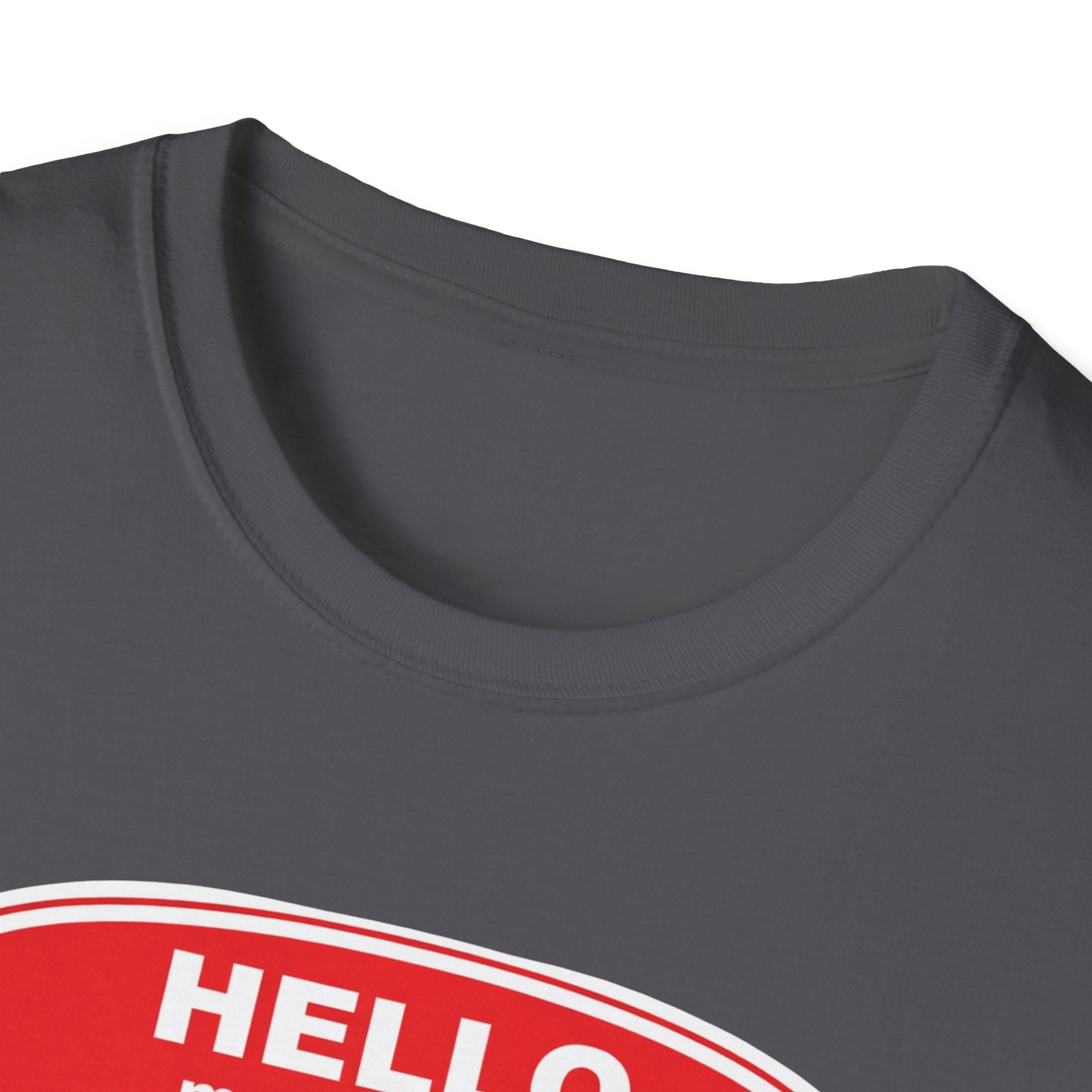 Hello My Name Is Grandad T-Shirt — Funny Grandfather Gift