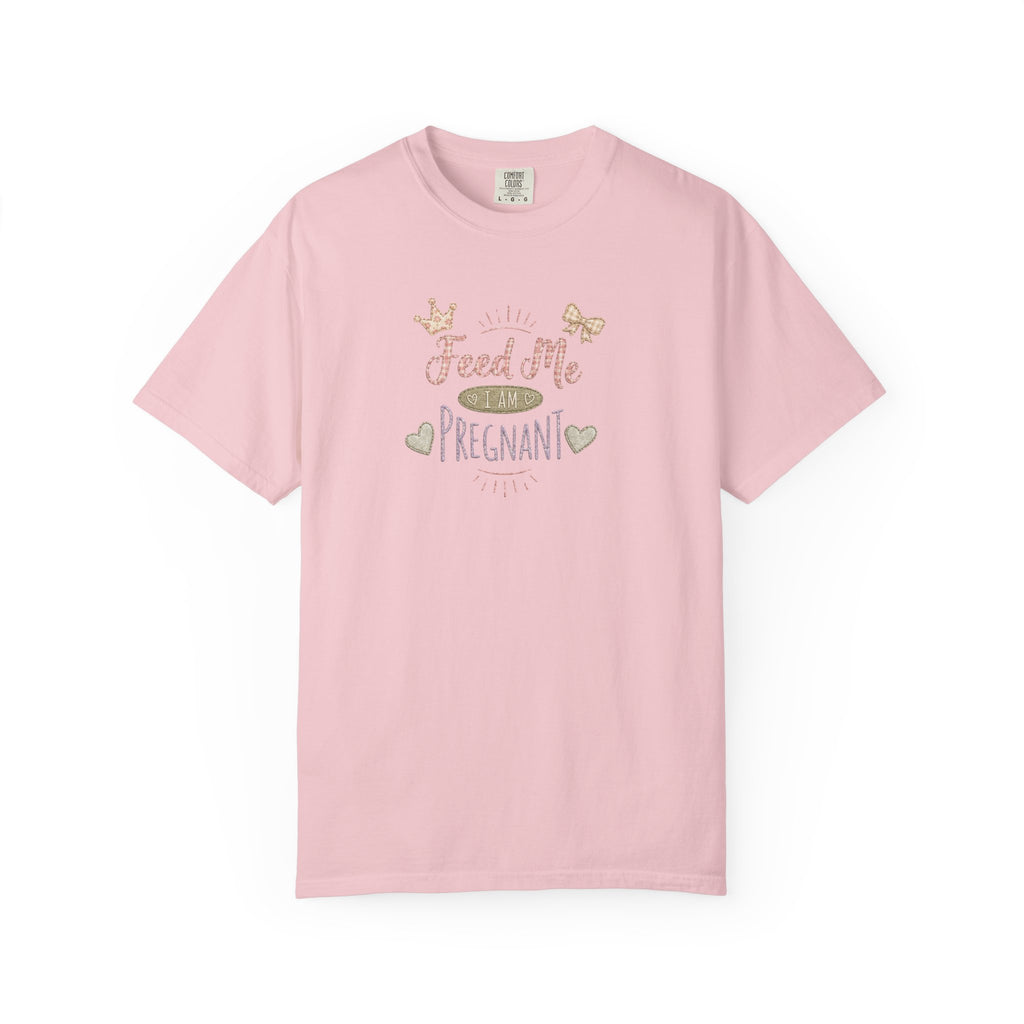 Pregnant 'Feed Me' Tee — Maternity Pregnancy Humor T-Shirt