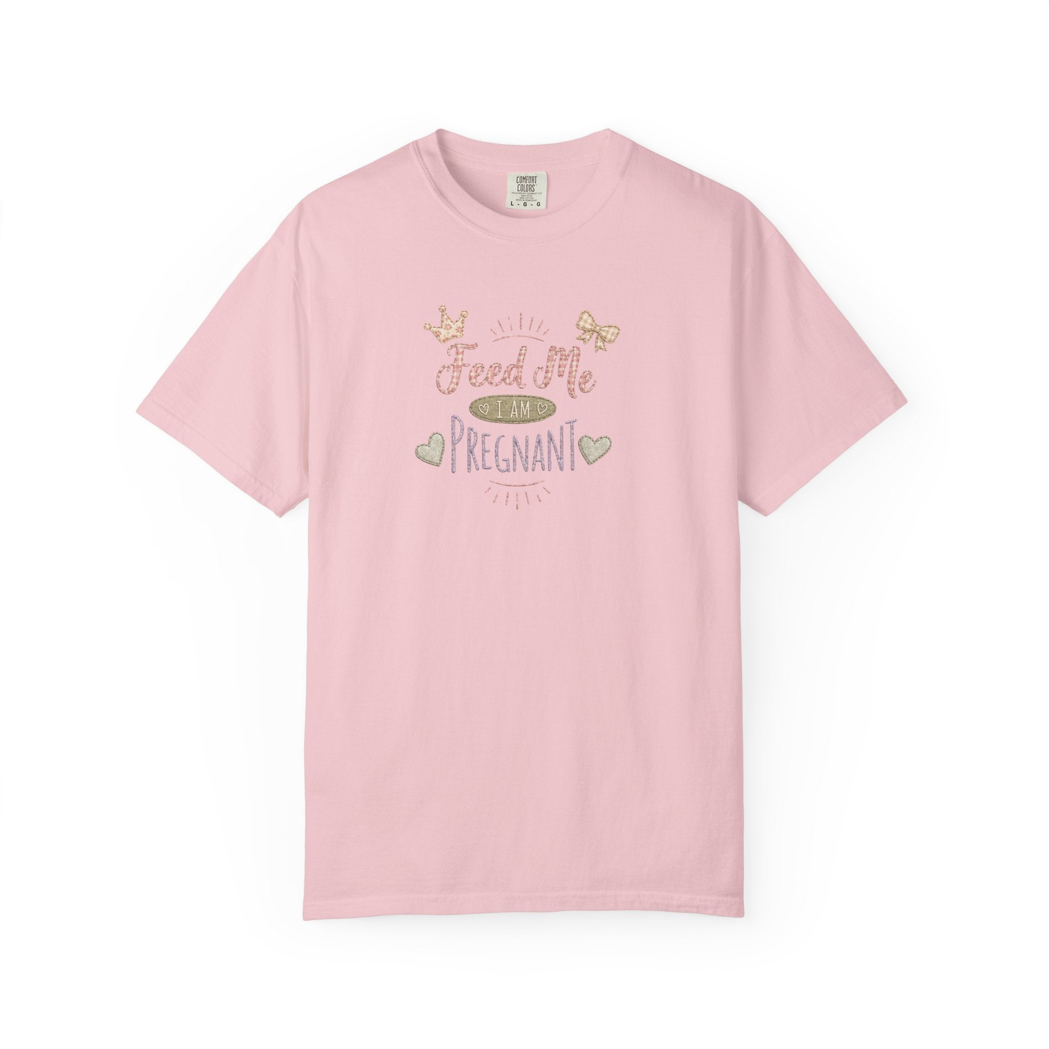 Pregnant 'Feed Me' Tee — Maternity Pregnancy Humor T-Shirt