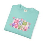 Mom Power T-Shirt — Cute Pastel Heart Mother's Day Tee