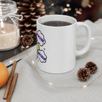 Super Dad Comic-Style 11oz Coffee Mug — Personalized Names (e.g., Warren, Cordelia)