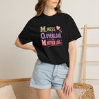 Mom Acronym T-Shirt — “M.O.M. Mess Overload Mother Love” Cute Mom Graphic Tee