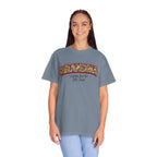Grandma Floral Retro Tee — "Grandma: Grandkids Love Her a Little Teacup"