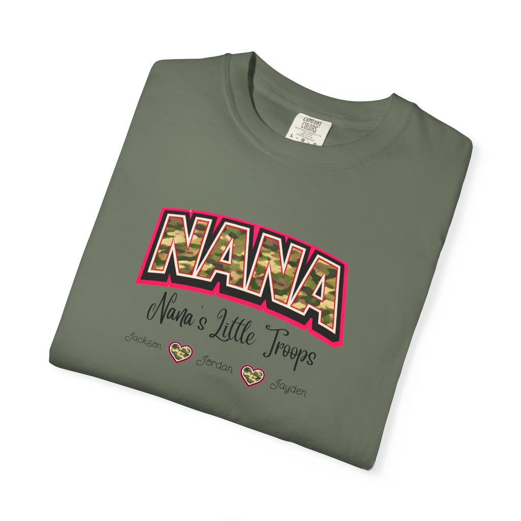 NANA Leopard Print Tee - "Nana's a Little Tramp" Graphic T-Shirt for Grandmothers