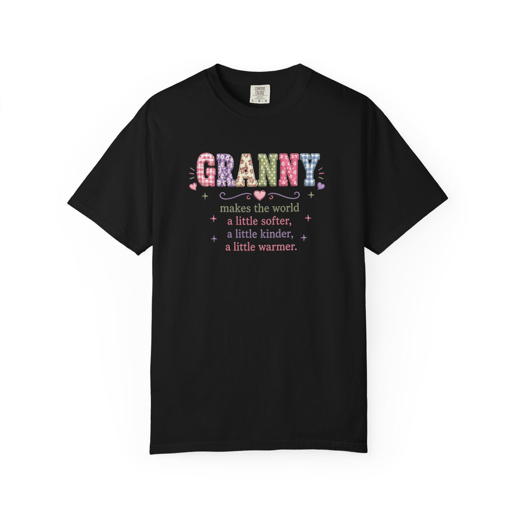 Granny Floral Graphic T-Shirt — "Granny makes the world a little softer, a little kinder, a little warmer"