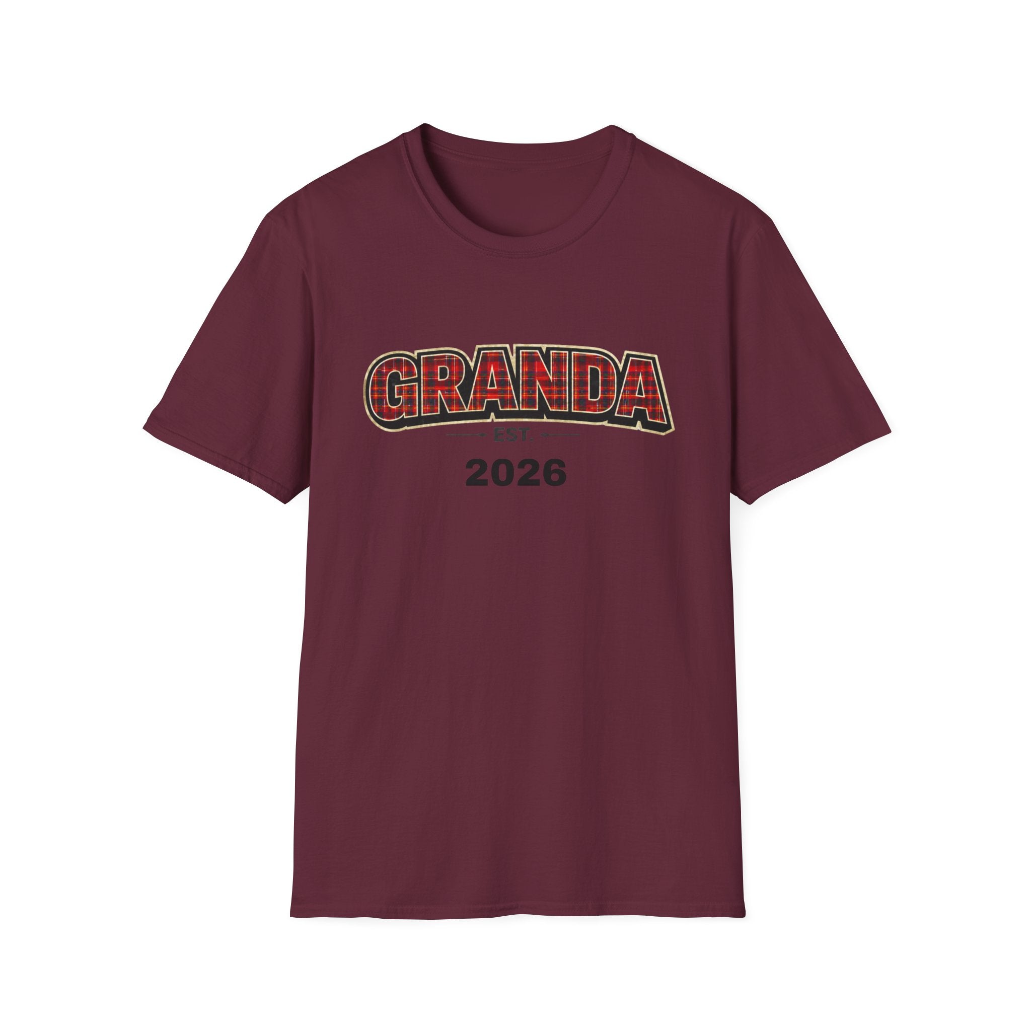 GRANPA Tartan Est- Personalised T-Shirt