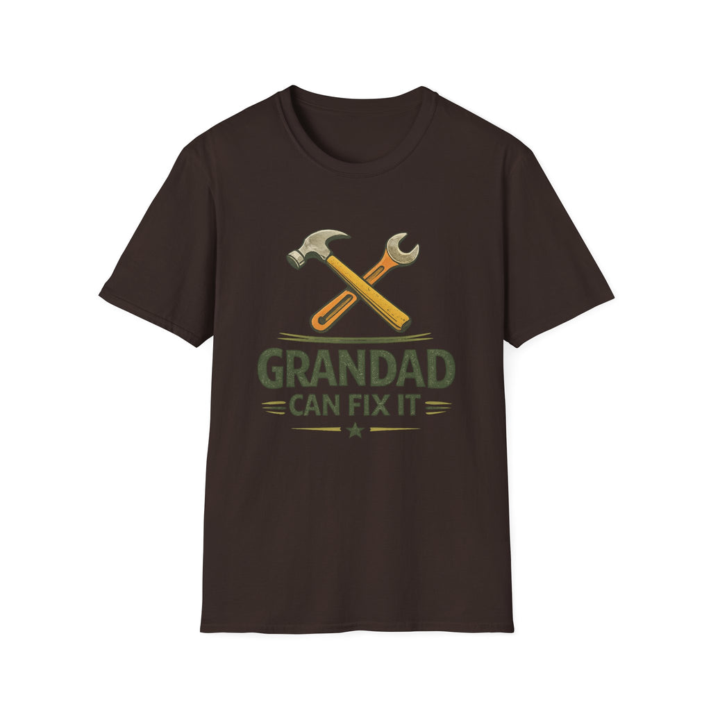 Grandad Can Fix It T-Shirt — Vintage Tools Fathers Day Gift