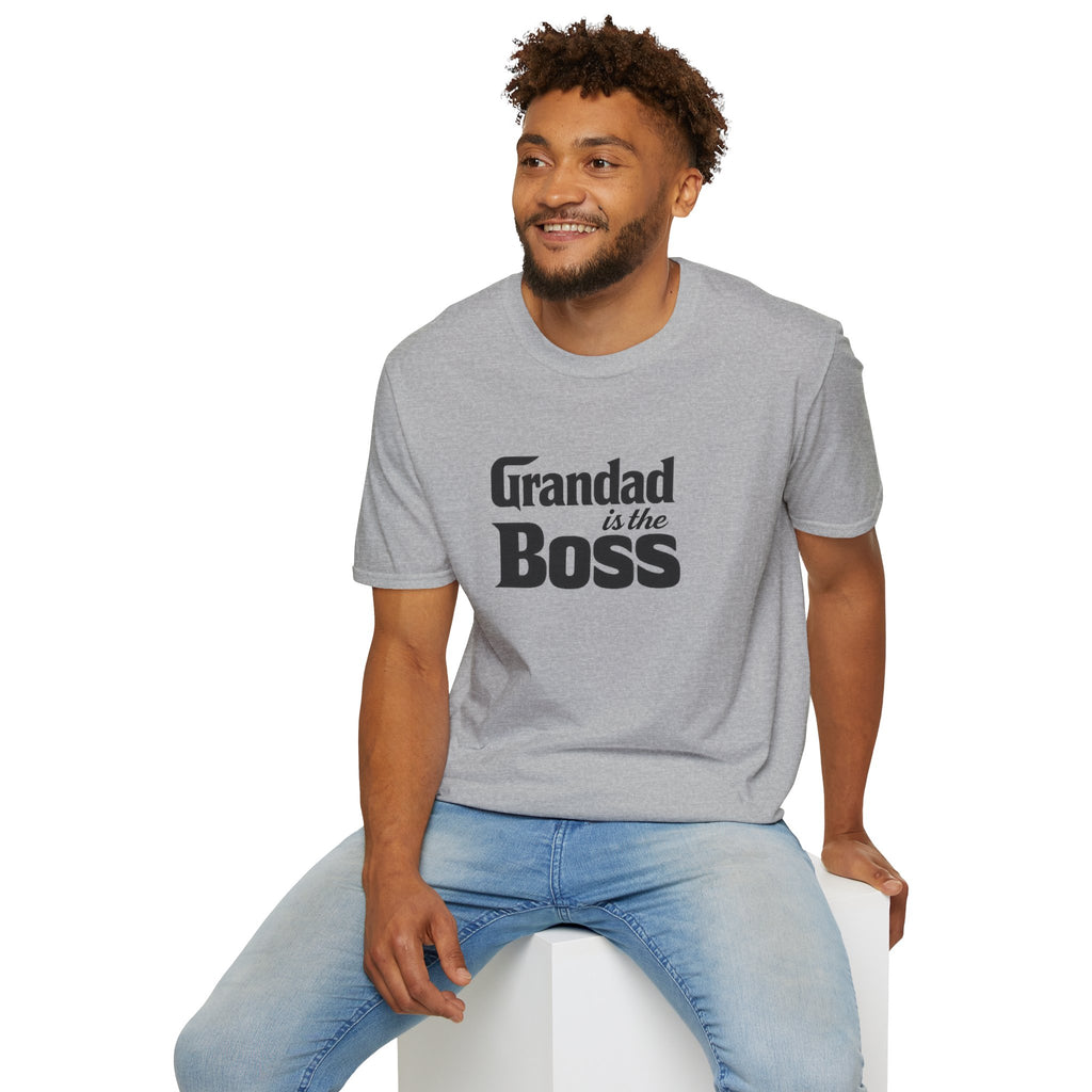 Grandad Is the Boss T-Shirt — Funny Grandpa Gift for Father’s Day & Birthdays