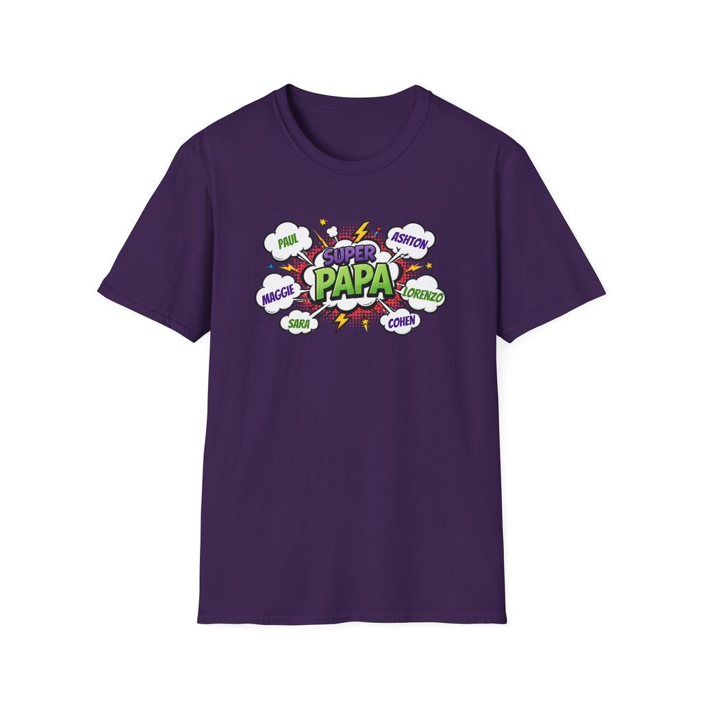 Super Papa Comic T-Shirt — Funny Father’s Day Gift