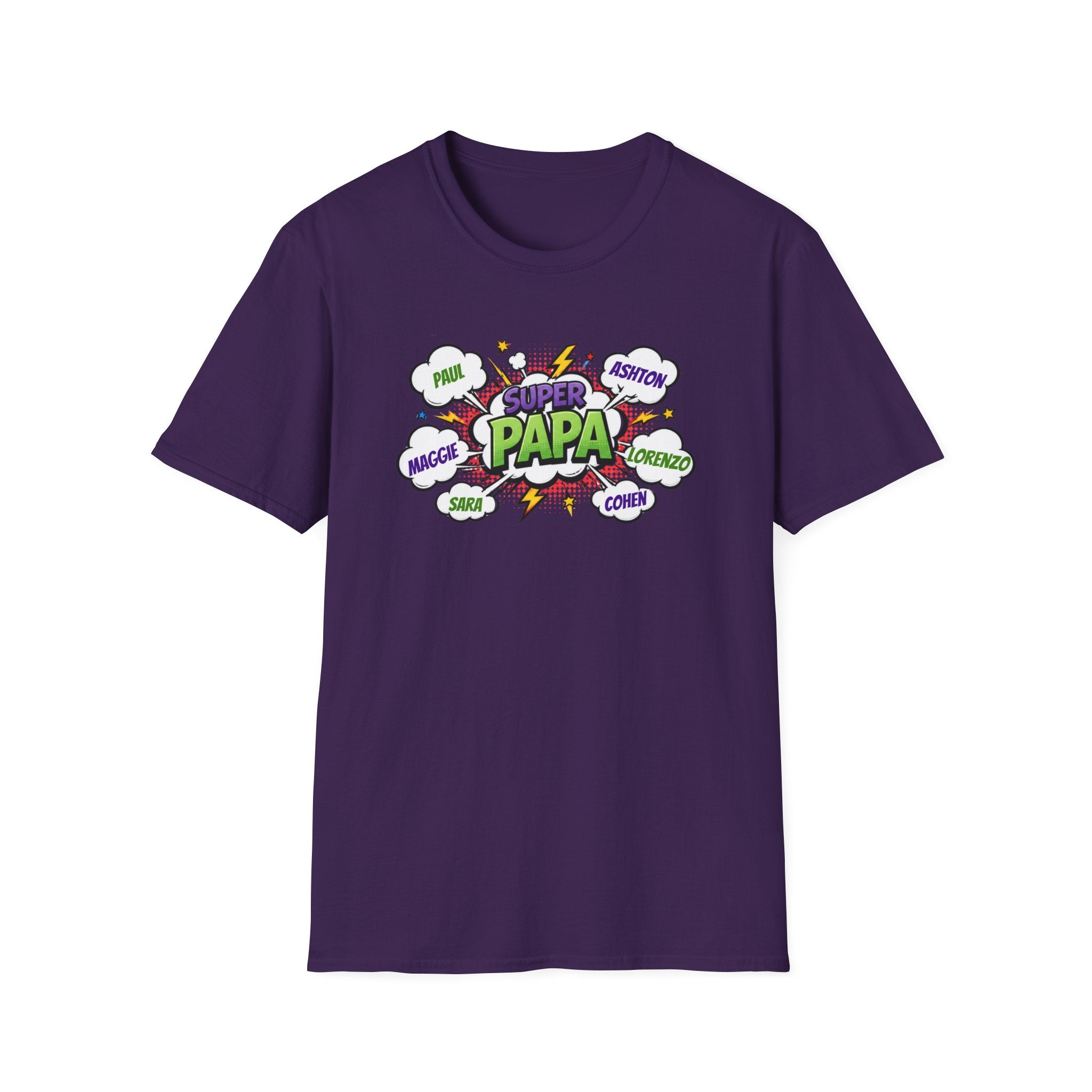 Super Papa Comic T-Shirt — Funny Father’s Day Gift