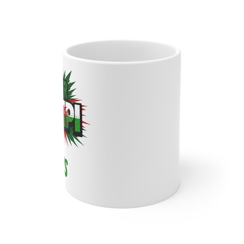 Super BAMPI Welsh Flag Mug - Add Name - Personalise