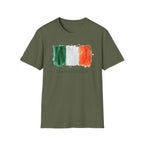 Made in Ireland T-Shirt — Watercolor Irish Flag Tee