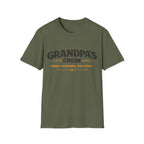Grandpa's Crew T-Shirt — "Small Humans, Big Love" Grandpa Gift