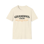 Grandpa's Crew T-Shirt — "Small Humans, Big Love" Grandpa Gift