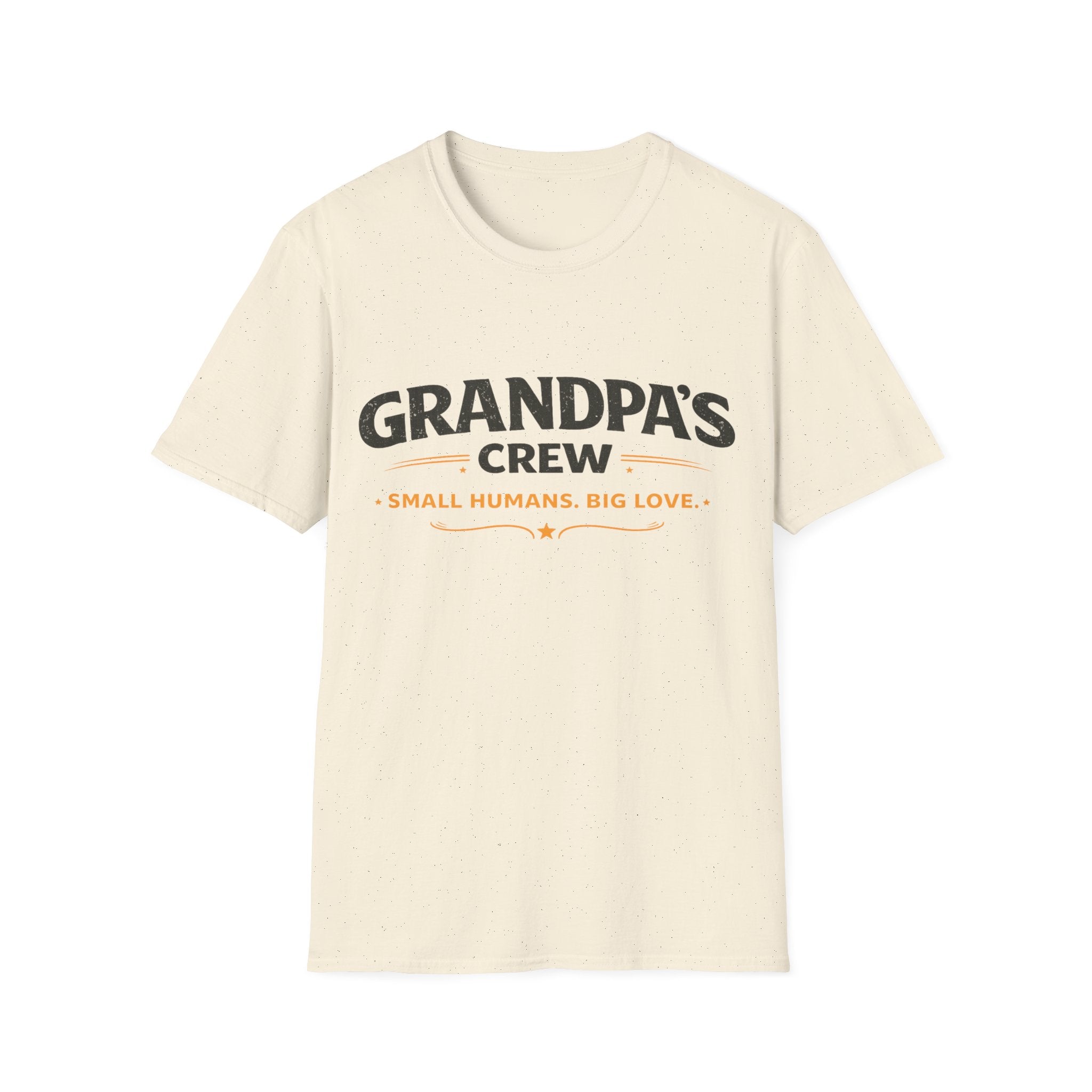 Grandpa's Crew T-Shirt — "Small Humans, Big Love" Grandpa Gift