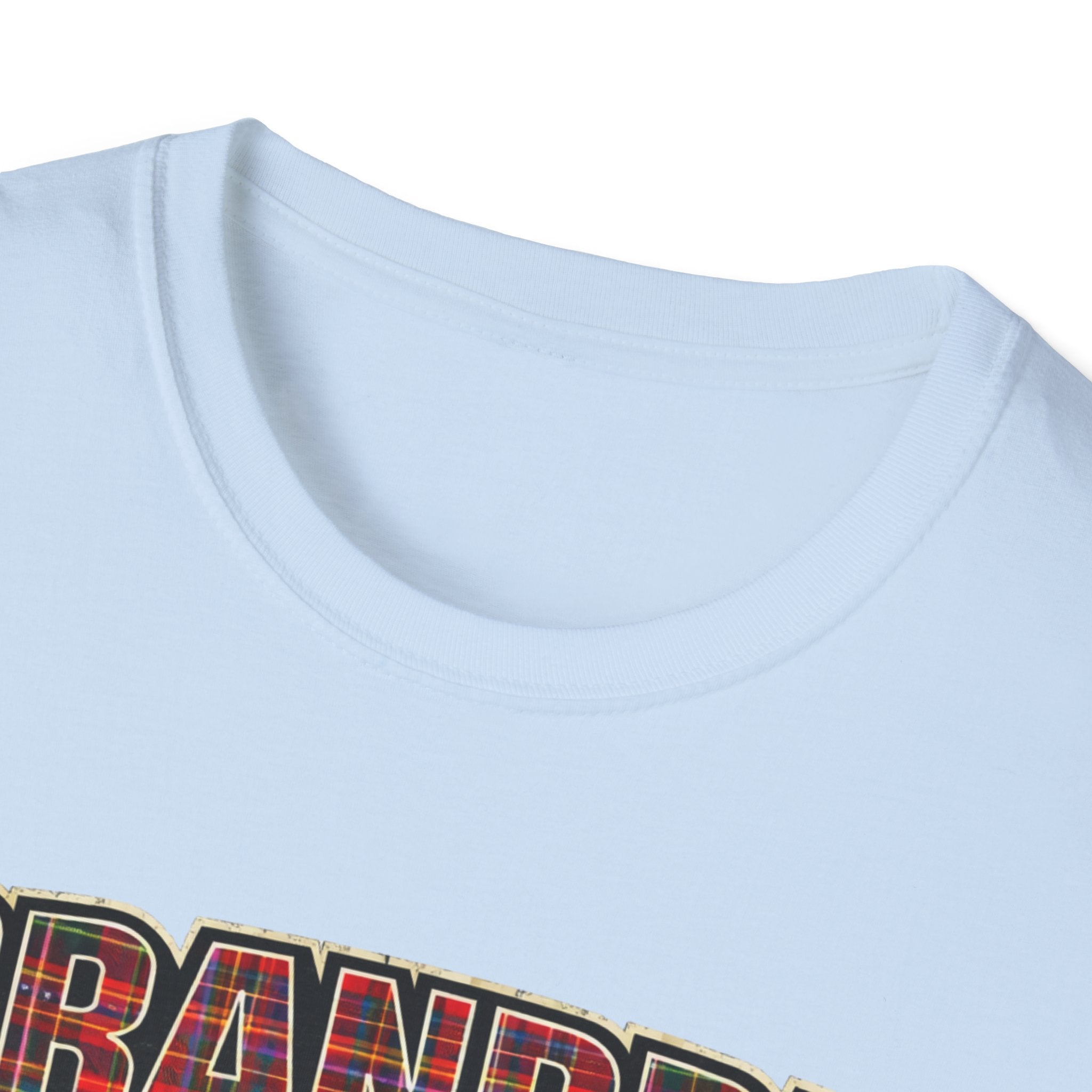 Grandpa EST. 2026 T-Shirt — New Grandpa Plaid Announcement Tee