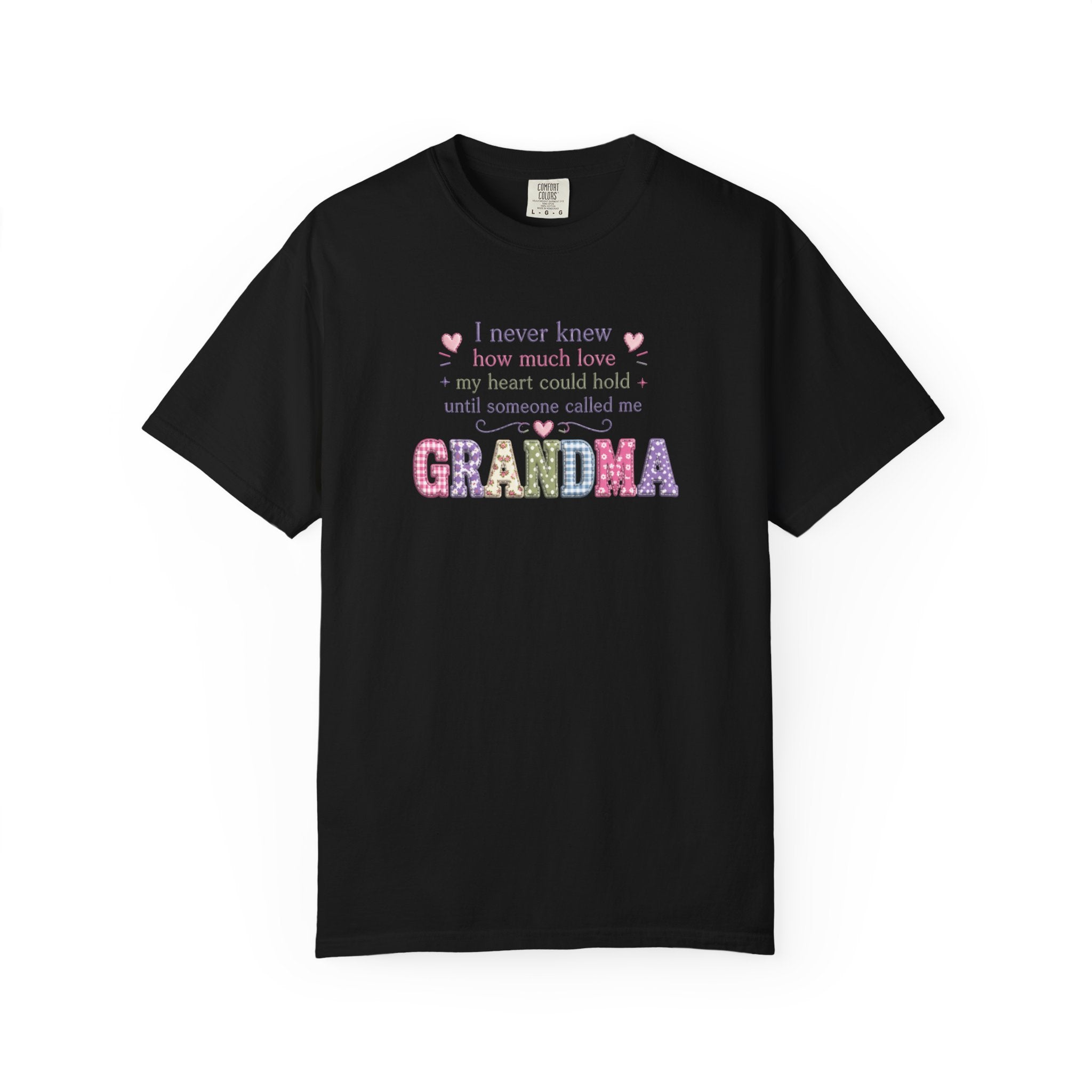 Grandma Floral Lettering T‑Shirt – "I Never Knew How Much Love" Mother's Day Gift