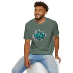 Graffiti 'DAD' Teal T-Shirt