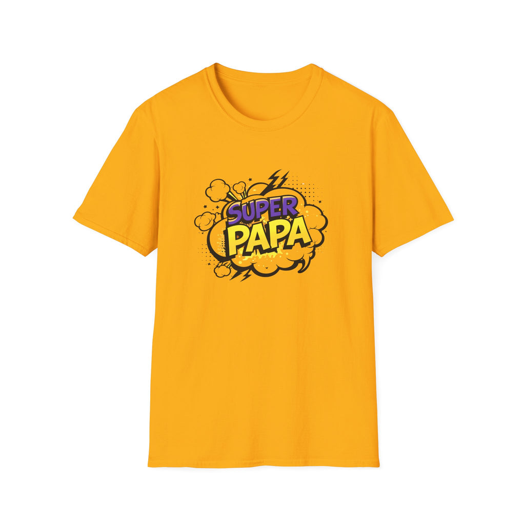 Super Papa T-Shirt — Comic Book Style Father’s Day Tee