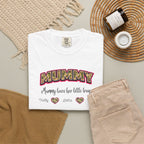Mummy Camo Heart Graphic T-Shirt — "Mummy, leave her little layers" Retro Mum Tee