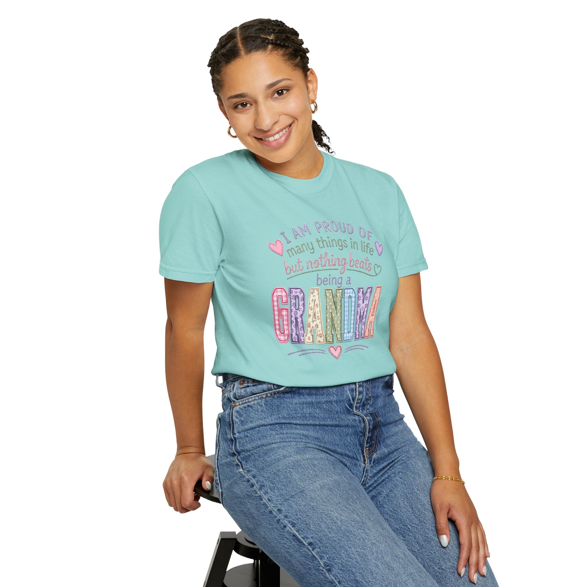 Grandma Pride T-Shirt – "I Am Proud of Many Things in Life but Nothing Beats Being a Grandma"