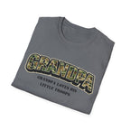 Grandpa Camo T-Shirt — "Grandpa Loves His Little Troops" Military Dad Gift