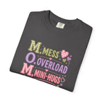 Mom Acronym Graphic T-Shirt — “M.O.M. Mess Overload Mini-Hugs” Cute Pastel Mothers Day Tee
