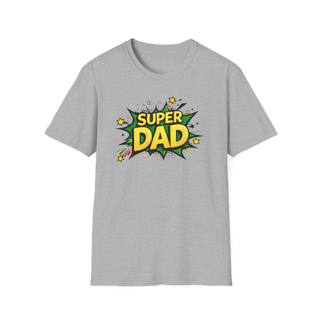 Super Dad Comic-Style T-Shirt — Father's Day Gift Tee