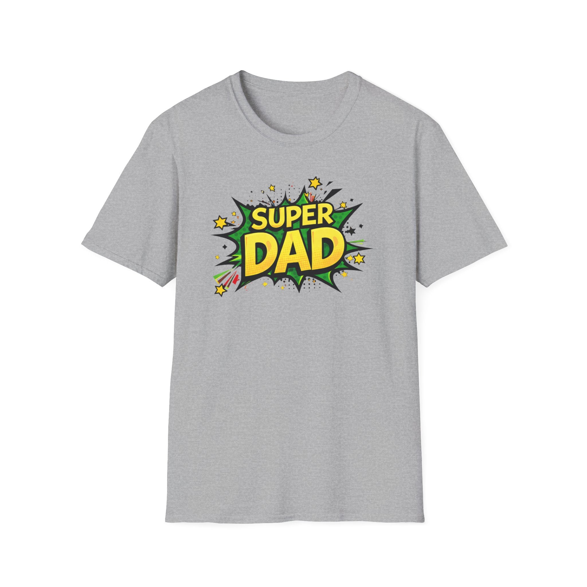 Super Dad Comic-Style T-Shirt — Father's Day Gift Tee